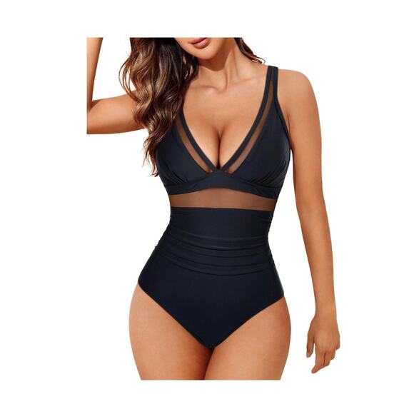 SUUKSESS Other - SUUKSESS WOMEN SEXY MESH TUMMY CONTROL SWIMSUIT XLarge